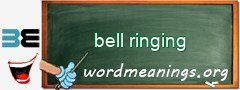 WordMeaning blackboard for bell ringing